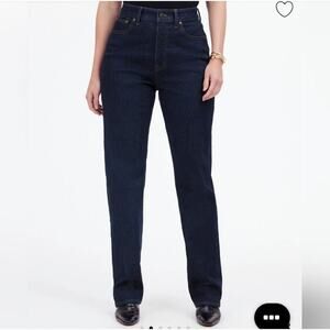 Madewell The Petite Curvy 90s Straight Jeans